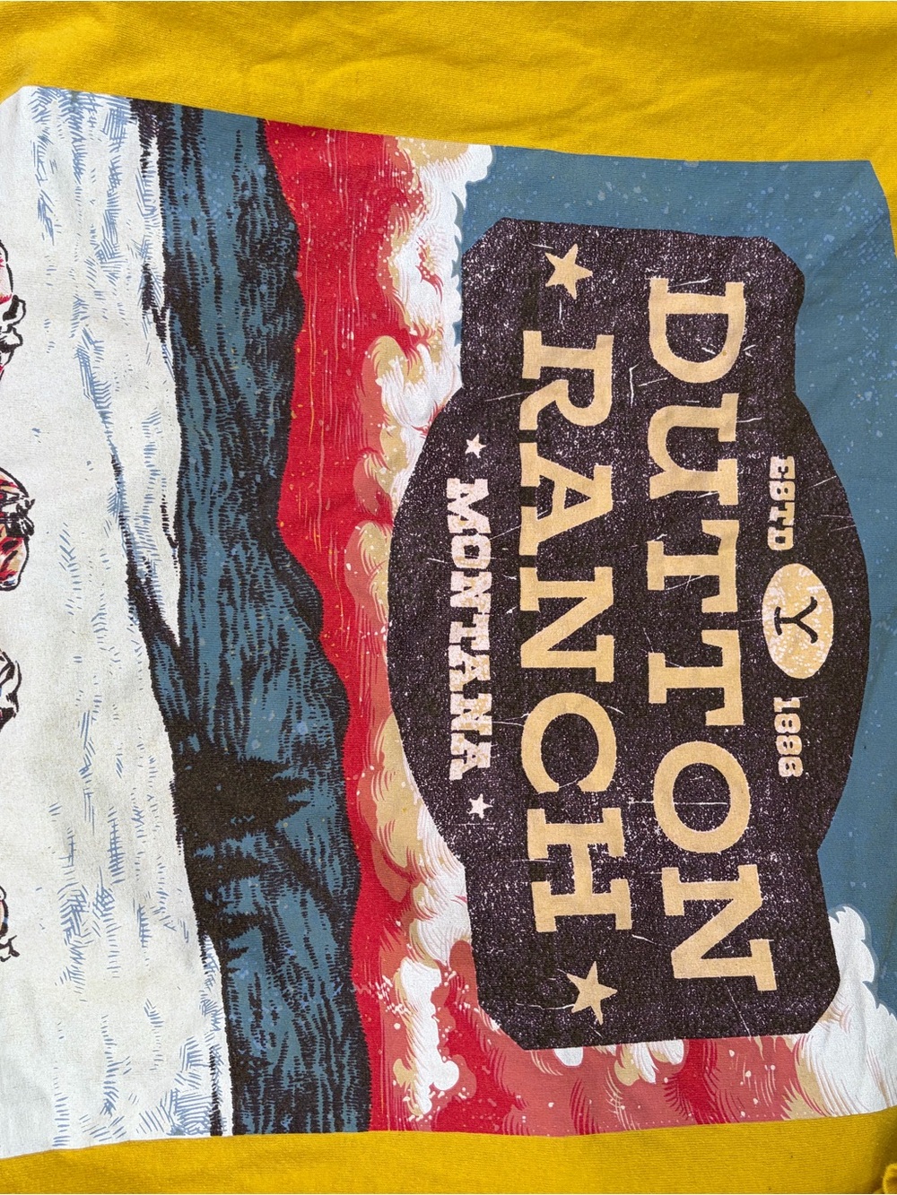 Dutton Ranch Graphic Tee - Yellow